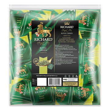 Чай Richard "Royal Green" зелений 50 сашетів в пакеті