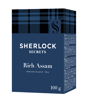 чай Sherlock Secrets «Rich Assam» чорний індійський листовий, 100 г