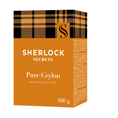 Чай Sherlock Secrets «Pure Ceylon» чорний цейлонський крупнолистовий, 100 г