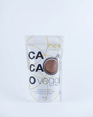 Какао Ineo Products "Vega Cacao" натуральний какао, 500 г
