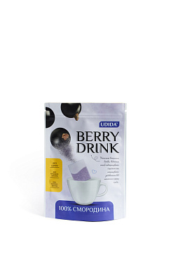 Напій натуральний з сушених ягід Udida "Berry drink" Смородина, 48г