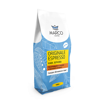 Кава Marco Coffee "Originale Espresso" в зернах, 1000 гр