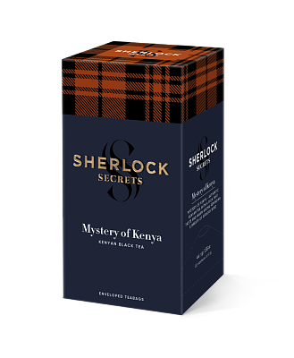 Чай Sherlock Secrets "Mystery of Kenya" чорний кенійський байховий вищого сорту, 22 сашета, 44 г