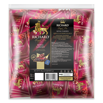 Чай Richard "Royal Garden" ягідно-трав'яний ароматизований 50 сашетів в пакеті