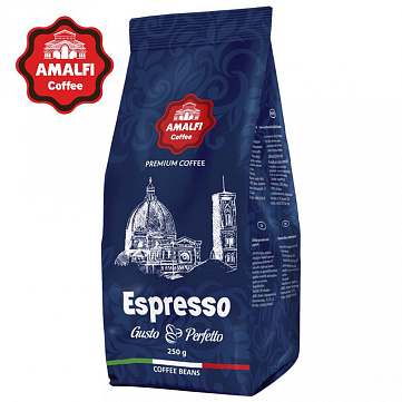 Кава Amalfi "Espresso Gusto Perfetto" в зернах, 250 гр