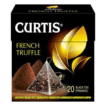 Чай Curtis "French Truffle" чорний ароматизований 20 пірамідок