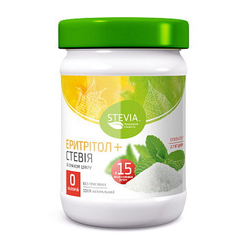 Сахарозаменитель в порошке Stevia " Сладкий экстракт севии+ эритритол" 180 гр