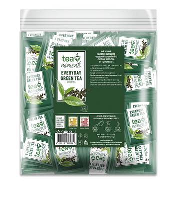 Чай Tea Moments "Everyday Green" зелений класичний, 75 сашетів